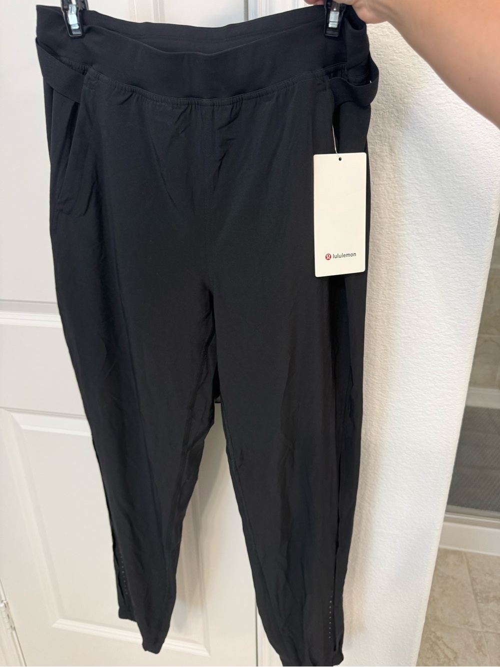 Women’s Lululemon Athletica Black Track Jogger Pants